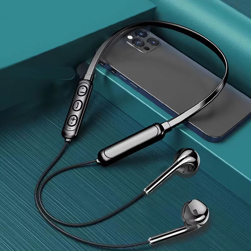 Bluetooth Headset On Ear - Słuchawki Bluetooth na szyję z mikrofonem