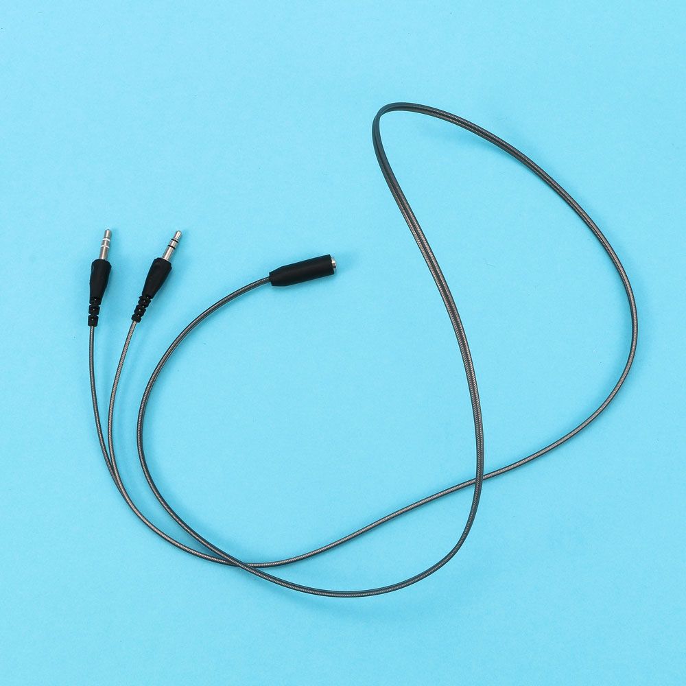Earphone Splitter Jack - Adapter PC 1M 3.5MM Żeński na