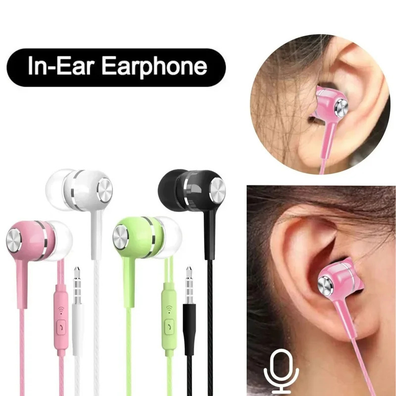 Noise Cancelling Headphone - 1/2/3/4 szt. Słuchawki przewodowe 3.5mm douszne