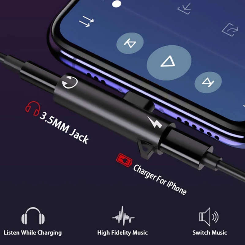 Rozgałęźnik adaptera 2 w 1 do  – Earphone Splitter Jack recenzja i cena