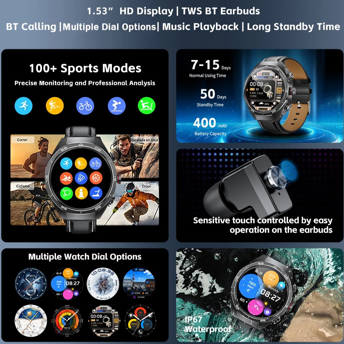 Zestaw słuchawkowy NFC Smart W – Sports Earphone Hook recenzja i cena