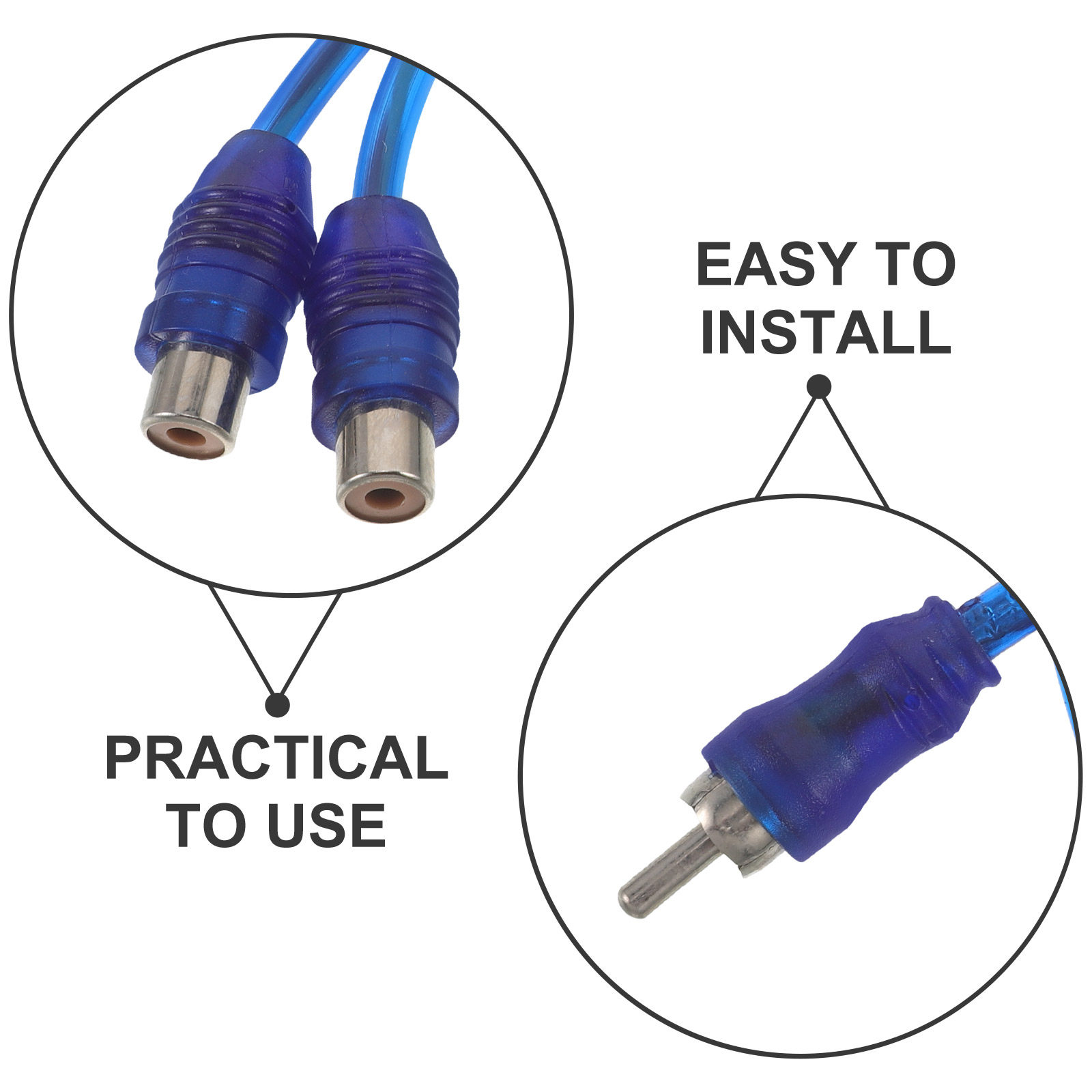 10 szt. kabli rozdzielaczy RCA – Audio Splitter Y recenzja i cena