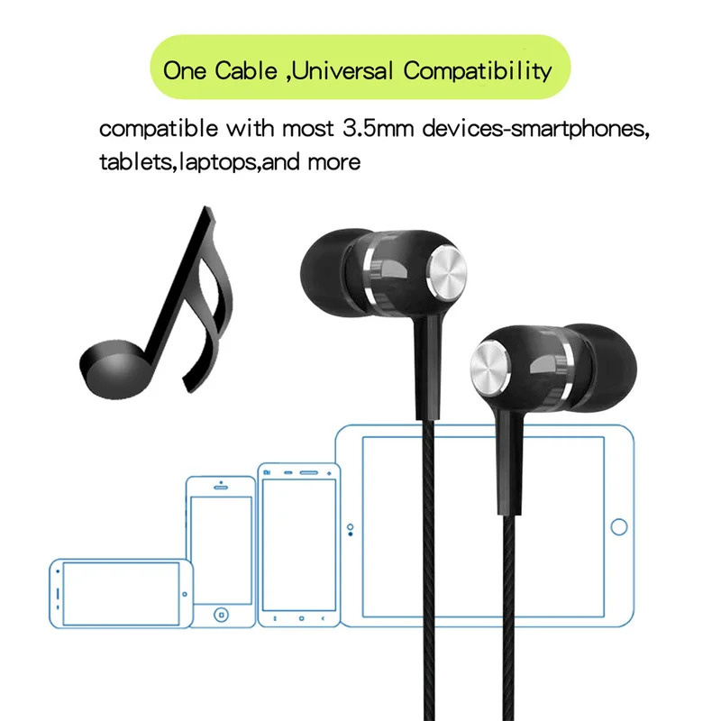 1/2/3/4 szt. Słuchawki przewod – Noise Cancelling Headphone recenzja i cena
