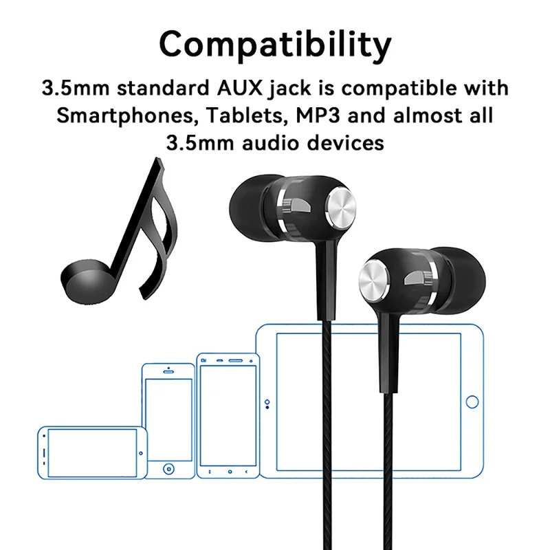 1/2/3/4 szt. Słuchawki przewod – Noise Cancelling Headphone recenzja i cena